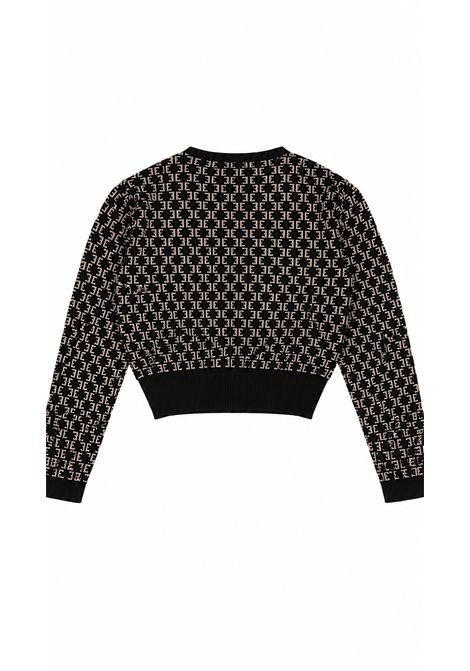 Cardigan con logo ELISABETTA FRANCHI KIDS | EFMA201 C FL149D657